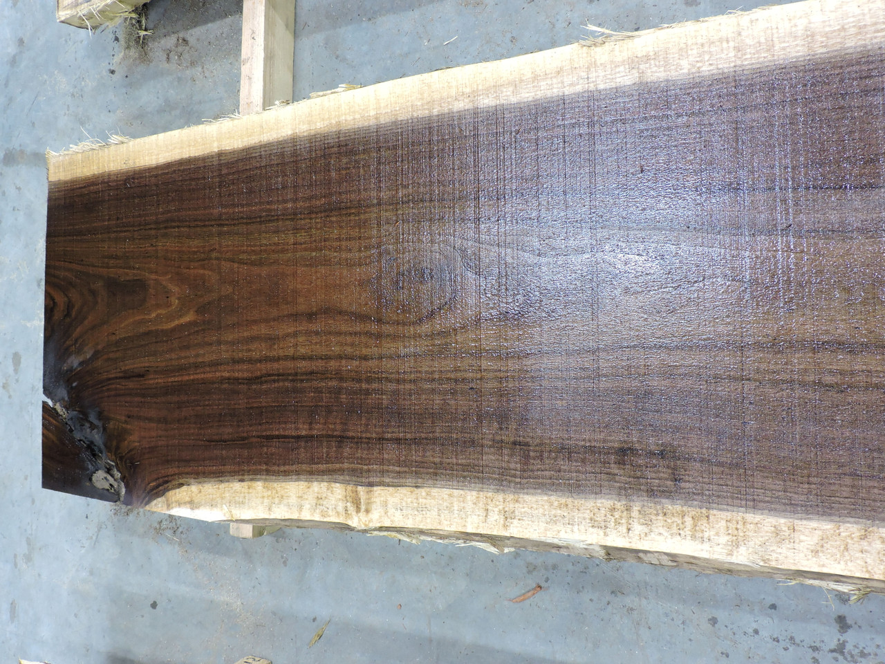 10/4 Bookmatched Walnut Live Edge Slabs - 3101 A