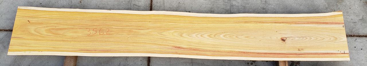 5/4 Canarywood Live Edge Slab 3562