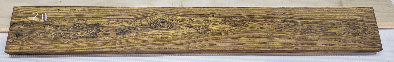 4/4 Figured Bocote surfaced board 211