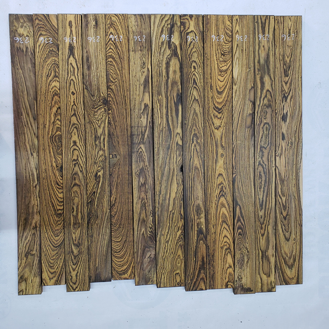 4/4 Bocote Table top Set 236