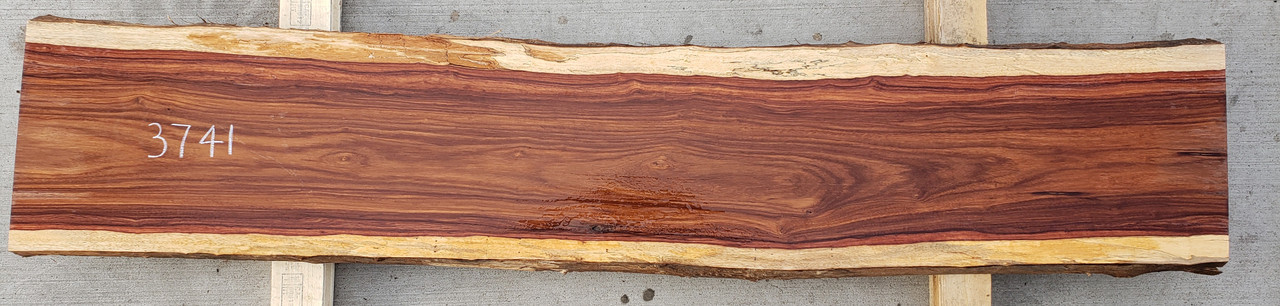 5/4 Granadillo Live Edge Slab 3741