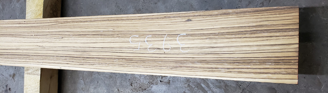 4/4 Zebrawood surfaced board 3935