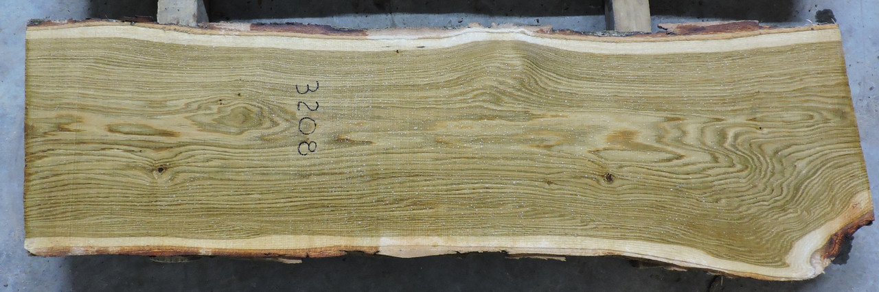 6/4 White Oak Live Edge Slab - 3208