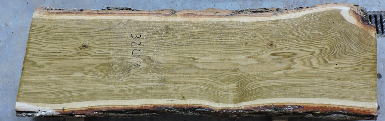 6/4 White Oak Live Edge Slab - 3209