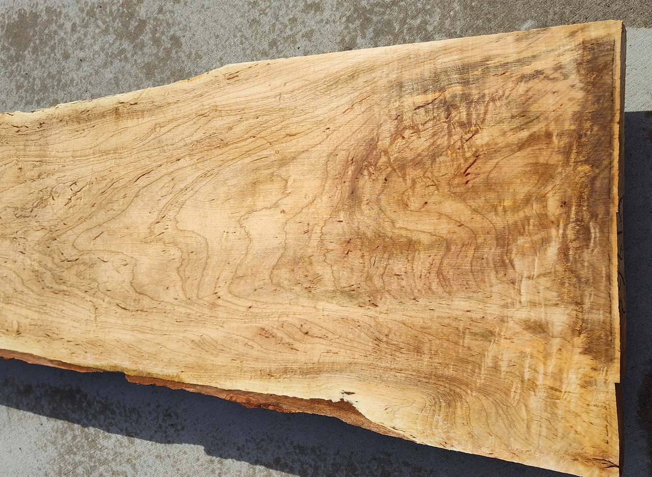 8/4 Maple Live Edge Slab 2961 A