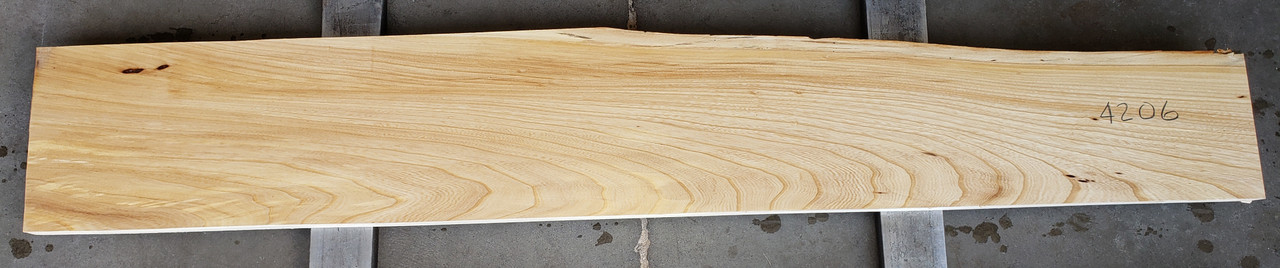 8/4 Elm Live Edge Slab - 4206