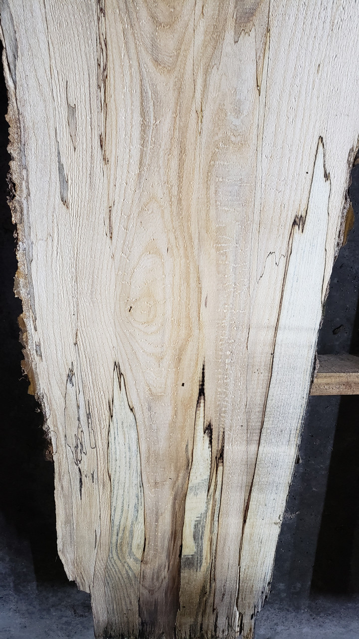 8/4  Spalted Hackberry Live Edge Slab - 3894