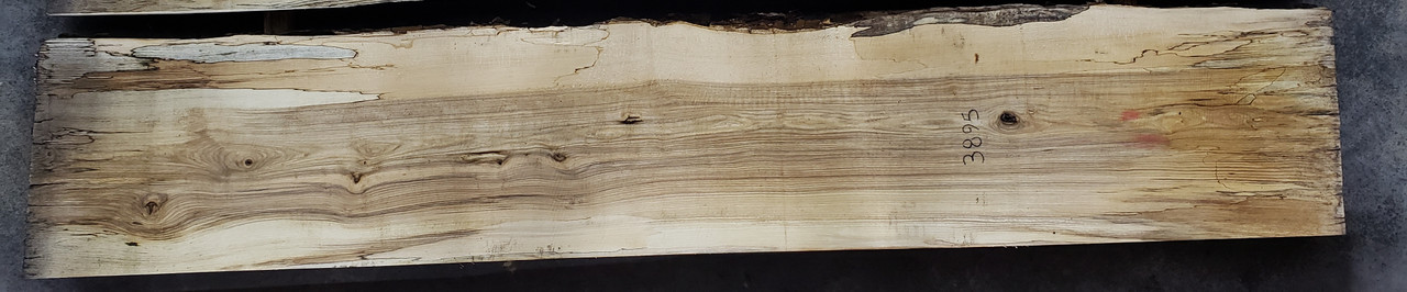 8/4  Spalted Hackberry Slab - 3895