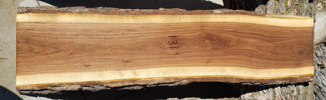 5/4  Walnut Live Edge Slab - 131