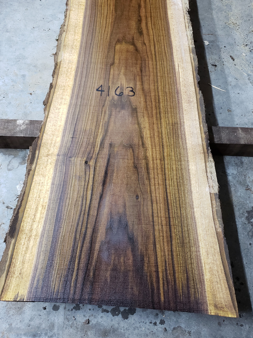 10/4 Walnut Live Edge Slab 4163