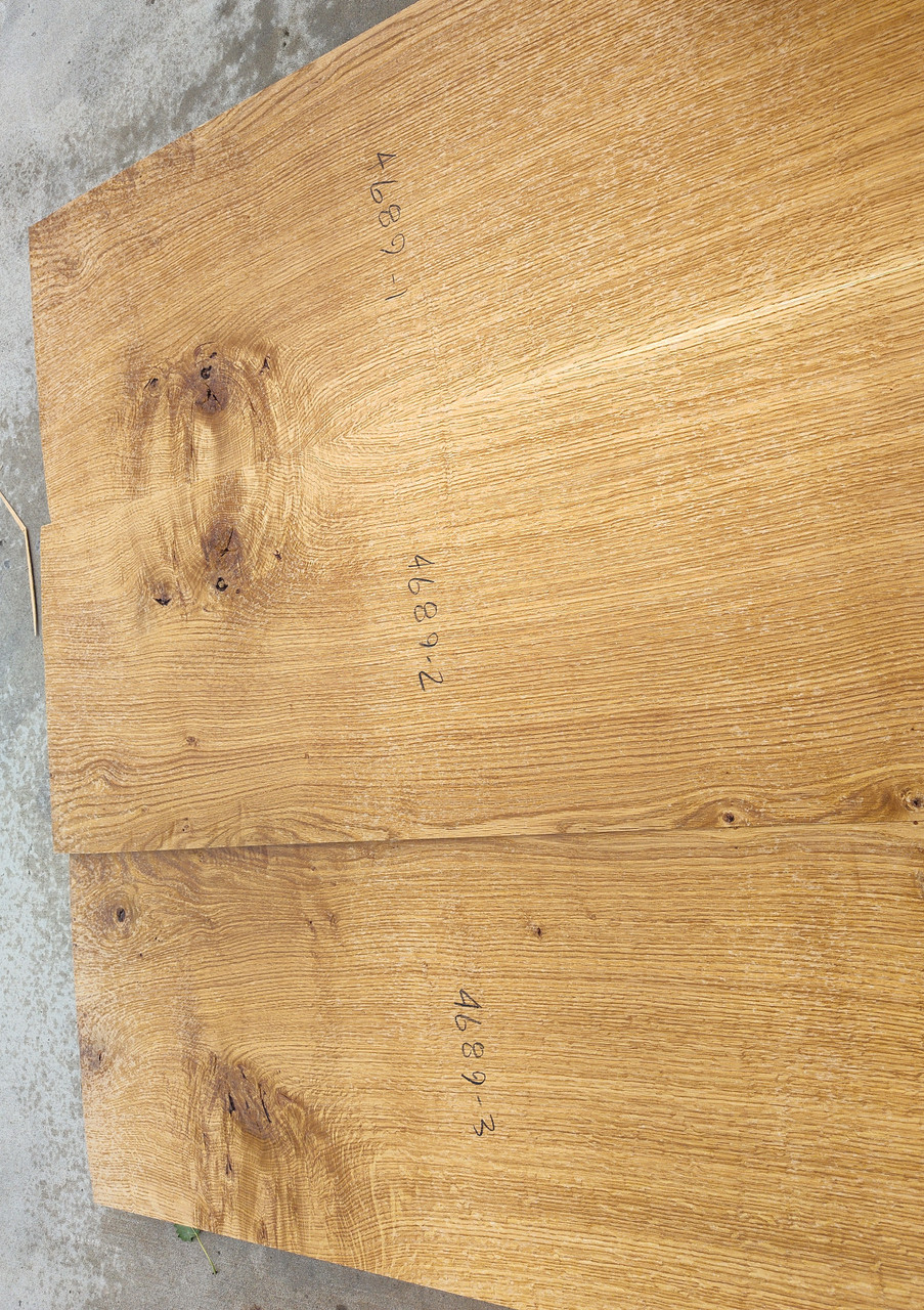 5/4 Bookmatched Quartersawn White Oak Set - 4689