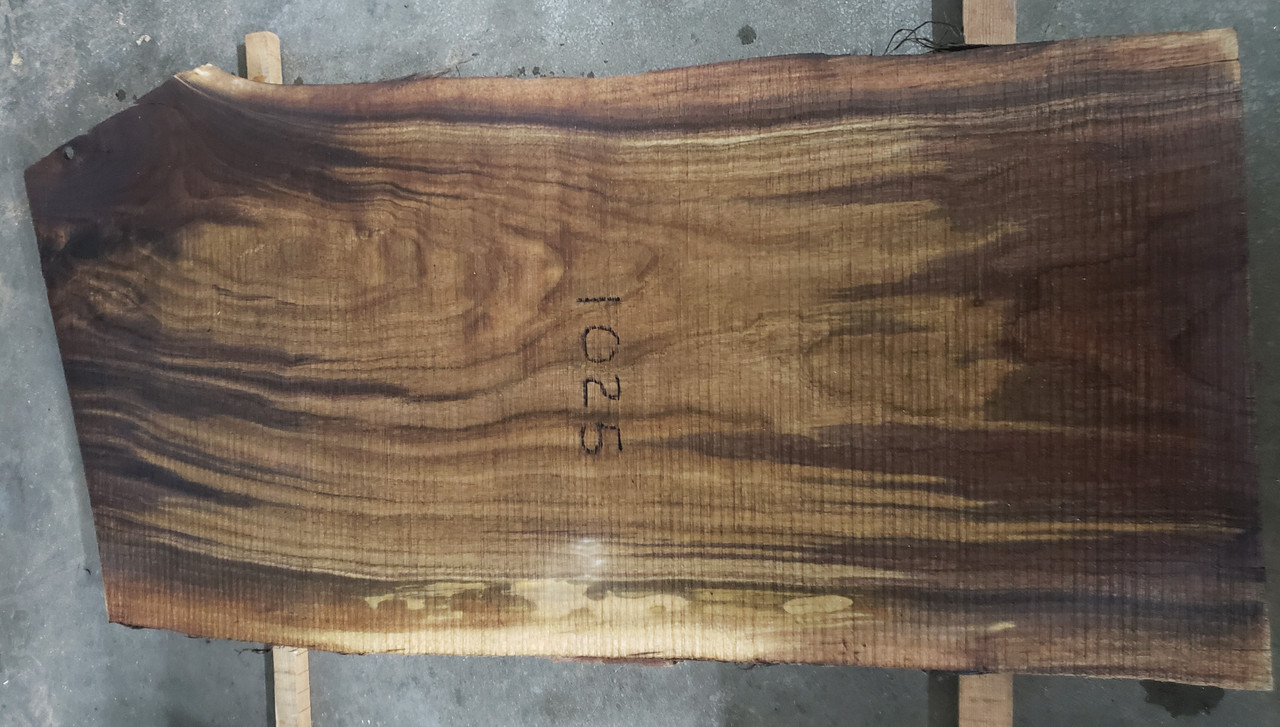 8/4 Walnut Live Edge Slab 1024