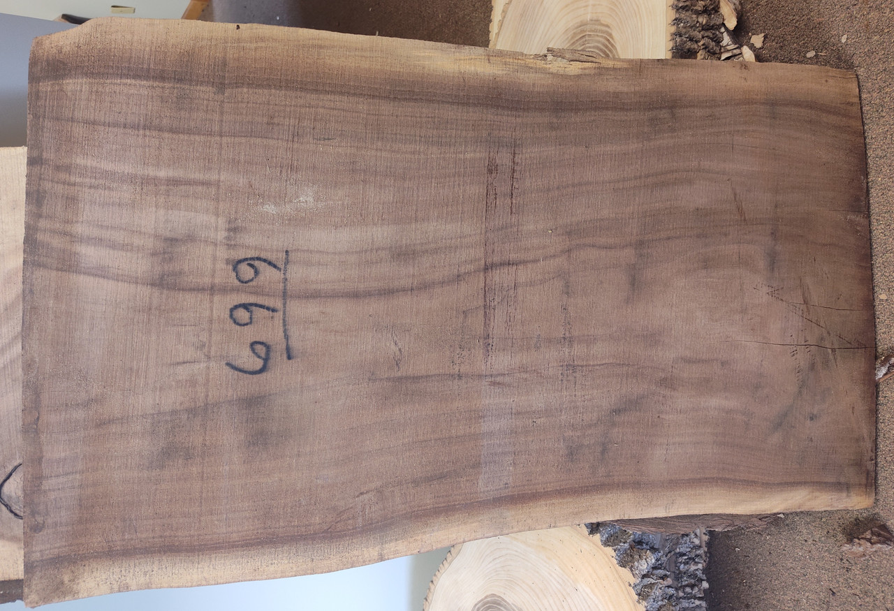 8/4 Walnut Live Edge Slab 699