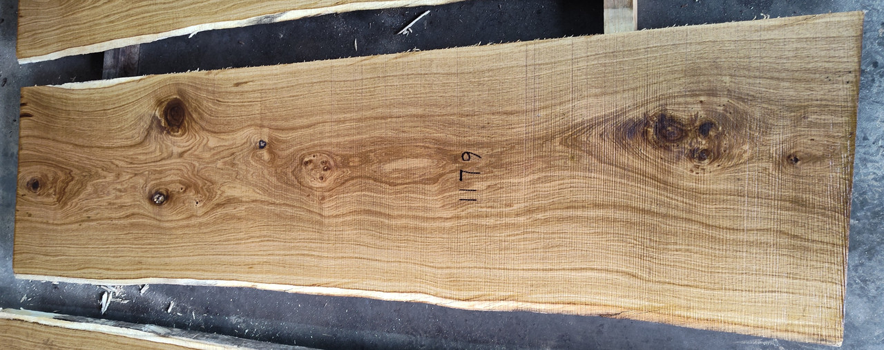 8/4 White Oak Live Edge Slab -1179