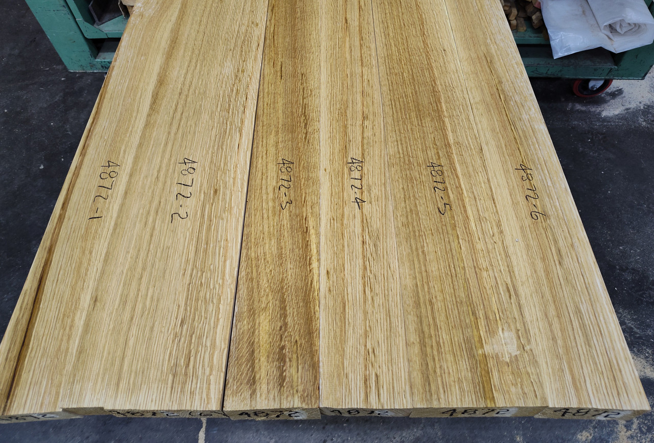 Bookmatched Rift-sawn White Oak  Table Top Set - 4872