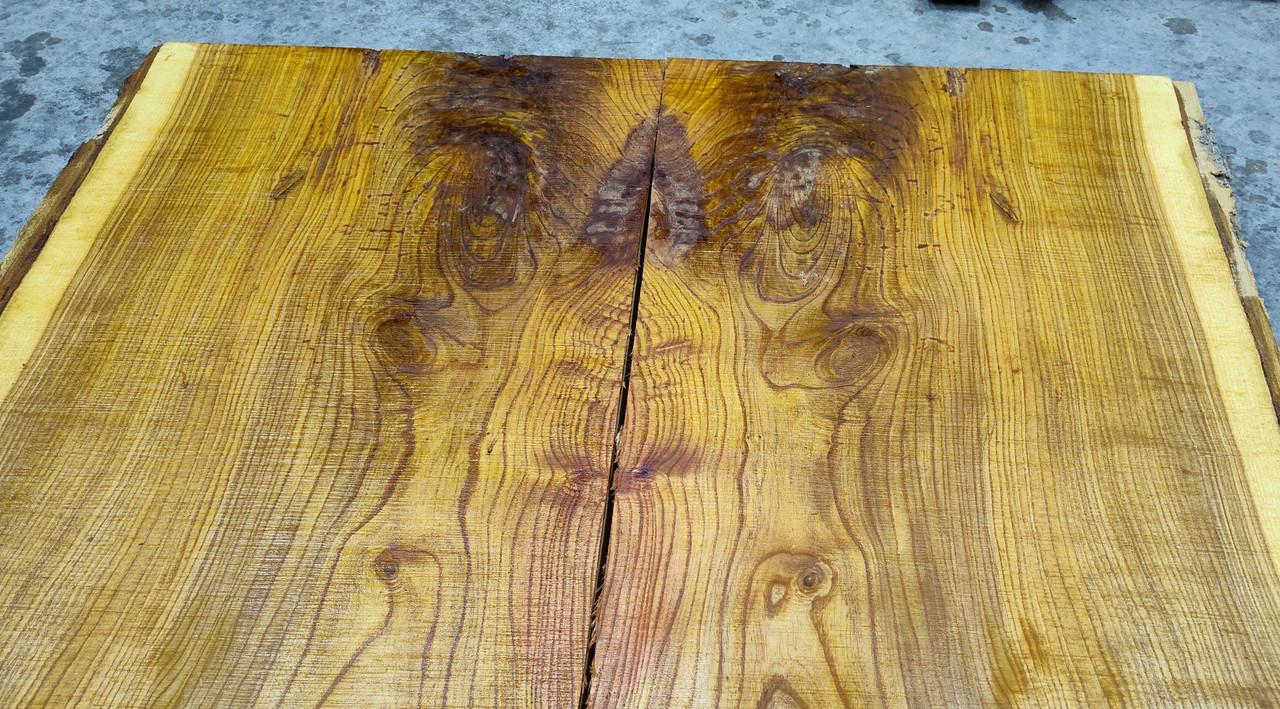 8/4 Bookmatched Ash Live Edge Slabs -4756 AB