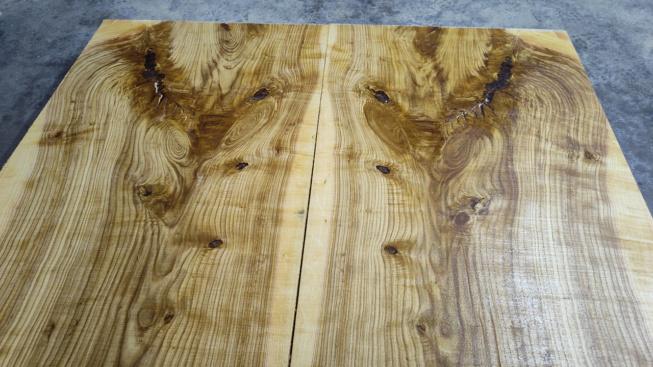 10/4 Bookmatched Ash Live Edge Slabs -4764 AB