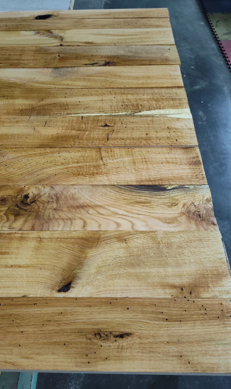 8/4 Bookmatched Quarter Sawn Wormy Red Oak Set - 4879