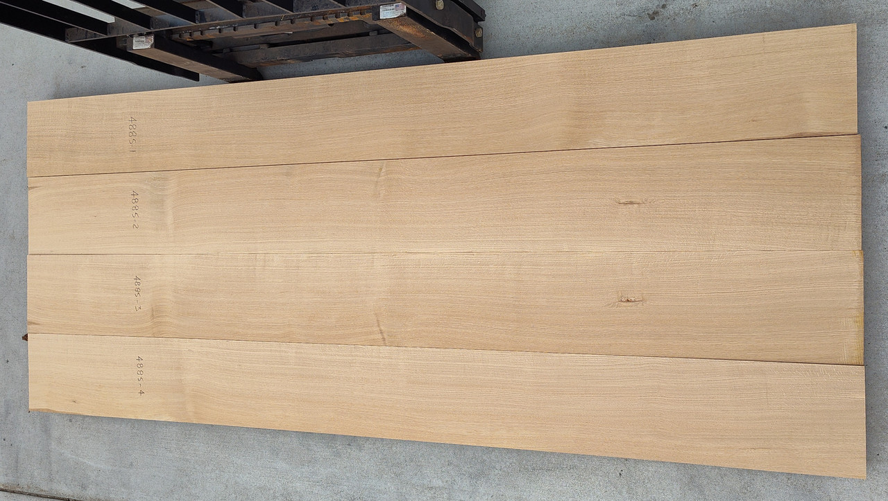 8/4 Bookmatched Rift-sawn White Oak  Table Top Set - 4885