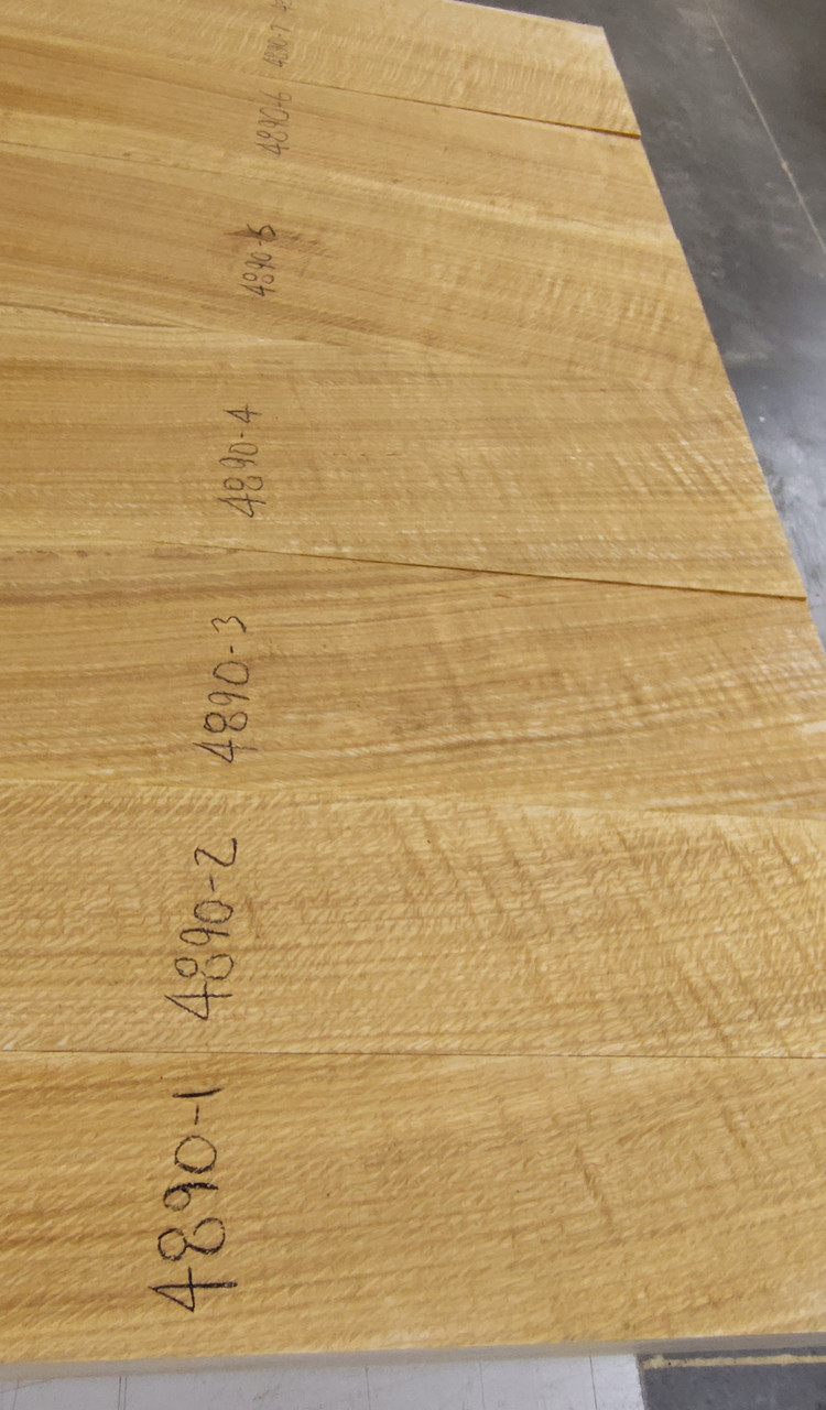 Bookmatched Quarter-sawn White Oak  Table Top Set - 4889
