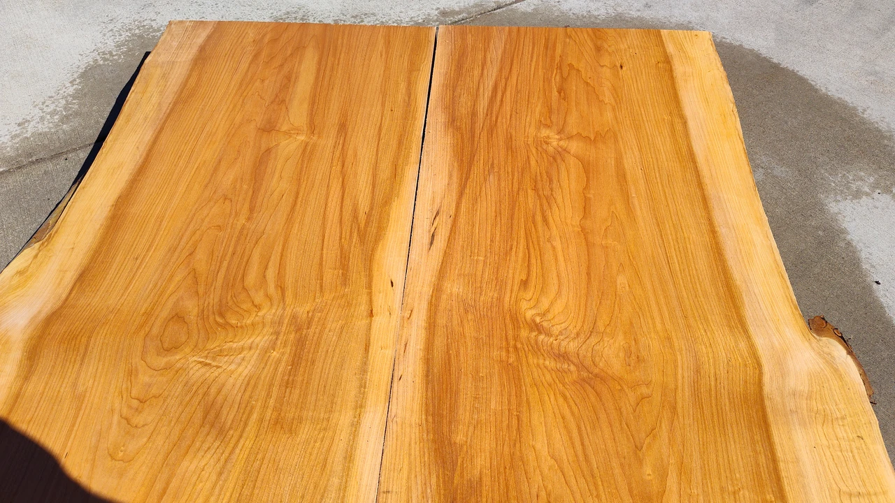 8/4 Bookmatched Maple Live Edge Slabs 4913 AB