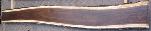 8/4 Walnut Live Edge Table Top Slab - 1567
