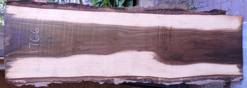 8/4 Walnut Live Edge Slab - 1766
