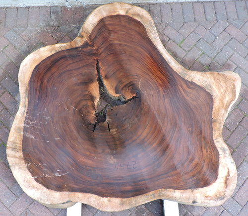 5 in Thick Guanacaste Live Edge Table Top Round 2757