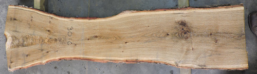 6/4 White Oak Live Edge Slab - 3016