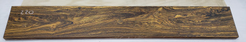 4/4 Figured Bocote surfaced board 220