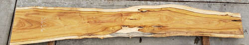 5/4 Canarywood Live Edge Slab 3626
