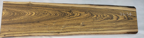 5/4  Bocote live edge slab 3634