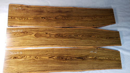 4/4 Bocote Bookmatched Table Top Set 3669
