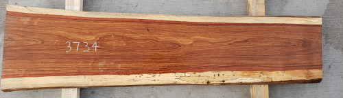 5/4 Granadillo Live Edge Slab 3734
