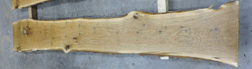 6/4 White Oak Live Edge Slab - 1330
