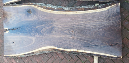 12/4  Walnut Live Edge Slab - 914