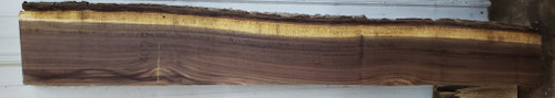 8/4 Walnut Live Edge Slab - 4079