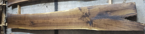 13/4 Walnut Live Edge Slab - 4058