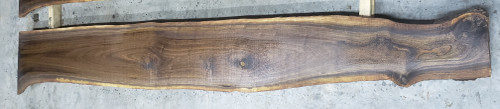 8/4 Walnut Live Edge Slab - 4055