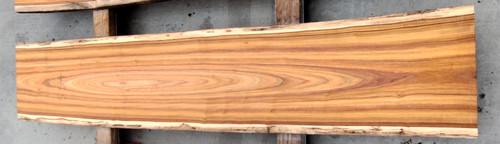 5/4 Canarywood Live Edge Slab 554