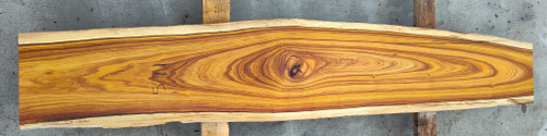 5/4 Canarywood Live Edge Slab 571