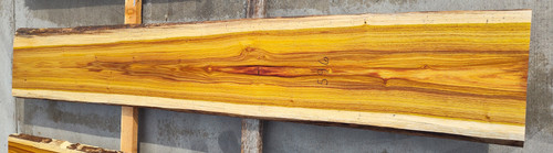 8/4 Canarywood Live Edge Slab 596