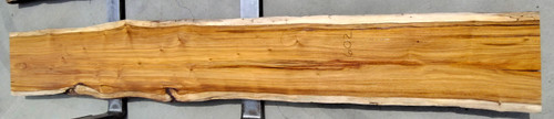8/4 Canarywood Live Edge Slab 602