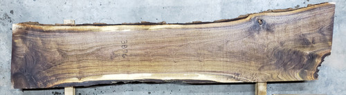 8/4 Walnut Live Edge Slab - 3876