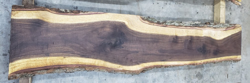 6/4 Walnut Live Edge Slab - 4394