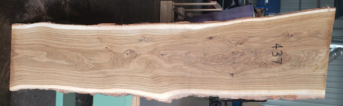 5/4 White Oak Live Edge Slab 437