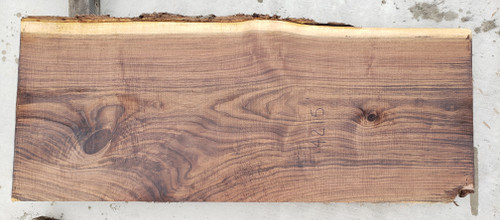 8/4 Walnut Live Edge Slab 4215