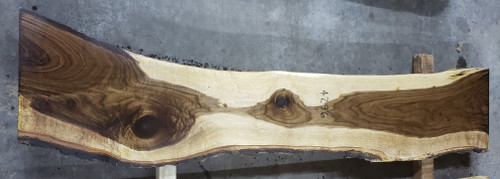 8/4 Walnut Live Edge Slab 4296