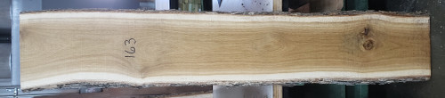 4/4 White Oak Live Edge Slab - 163