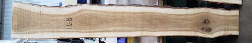 4/4 White Oak Live Edge Slab - 168